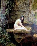 John Collier The water nymph Spain oil painting artist